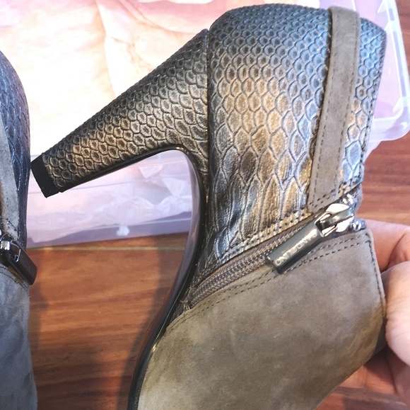 Gray Ankle Booties - Picture 4 of 7